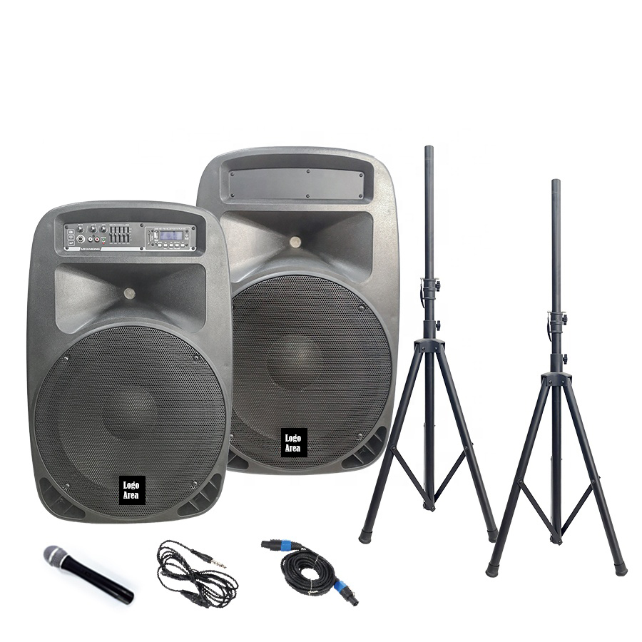 Combo haut-parleur actif d'équipement de musique de système audio professionnel de 15 pouces